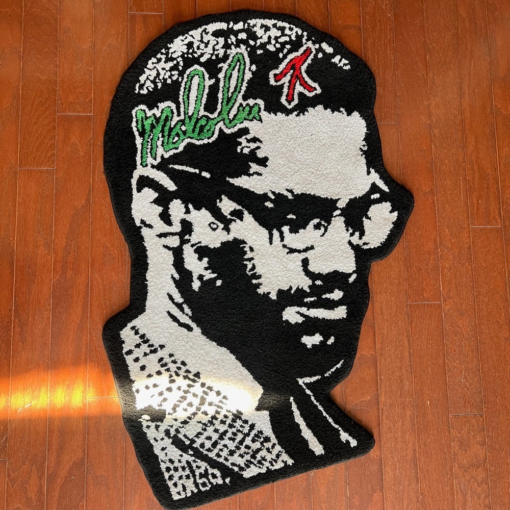 Malcolm X‎ Rug Wall Decor RARE - Picture 9 of 9